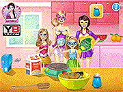 play Barbie Family Cooking Summer Berry Pie