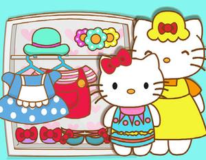 play Hello Kitty And Mom Matching Outfits