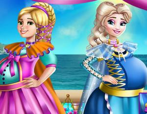 Elsa And Rapunzel Pregnant Bffs