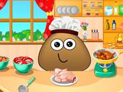 play Pou Cooking Lesson