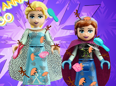 play Elsa And Anna Lego