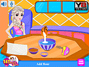play Elsa Cooking Rainbow Pizza