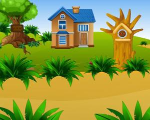 play Escapezone Forest Modern House Escape