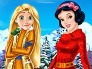 Rapunzel And Snow White Winter Holiday