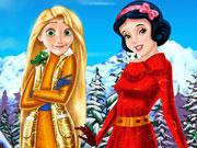 play Rapunzel Snow White Winter Holiday