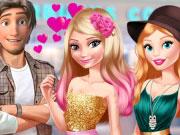 play Elsa And Barbie Blind Date