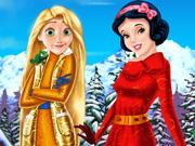 play Rapunzel And Snow White Winter Holiday