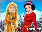 Rapunzel And Snow White Winter Holiday