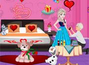 play Elsa Valentines Day Decoration