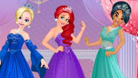 play Disney Princess Royal Ball Dress Up