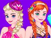 play Elsa And Anna Girls Night Out