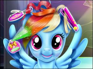 play Rainbow Dash Real Haircuts