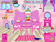 play Hello Kitty Winter Room Cleaning