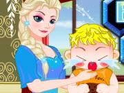 play Elsa Baby Flu Treatment