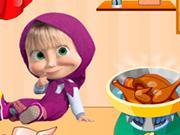play Masha Cooking Lesson