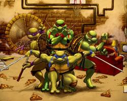play Ninja Turtles Jigsaw