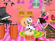 play Elsa Music Room Decoration