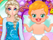 play Elsa Babysitter