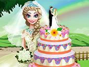 play Elsa'S Wedding Cake Cooking