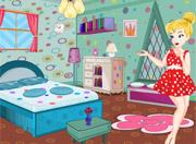play Tinkerbell Polka Dots Bedroom