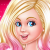 play Super Barbie Ombre Hair