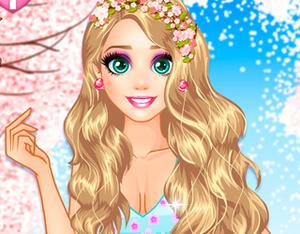 play Rapunzel'S Cherry Blossom Outfits