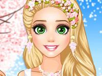 play Rapunzel'S Cherry Blossom Outfits