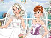play Frozen Sisters Double Wedding