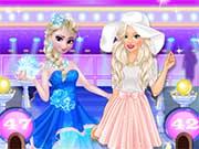 play Elsa Vs Barbie Fashion Show