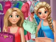 play Elsa And Rapunzel Dressing Room