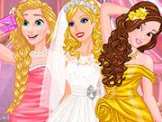 play Barbie'S Wedding Selfie With Princesses