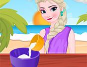 play Elsa Coconut Cupcakes Frosting