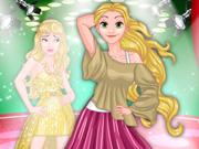 play Rapunzel Vs. Cinderella Model Rivals