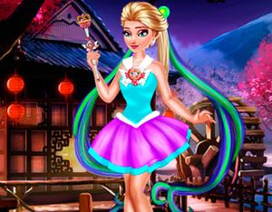 play Elsa Anime Dressup