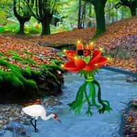 play Red Flower Forest Escape