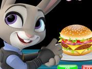 Zootopia Burger Cooking