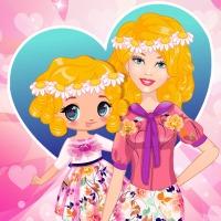 play Barbie And Daughter Fashionistas