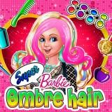 play Super Barbie Ombre Hair