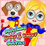 play Matching Baby & Puppy Outfits