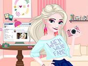 play Elsa Facebook Fashion Blogger