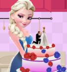 Elsa Wedding Cake Cooking