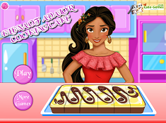 play Elena Of Avalor Cooking Cake