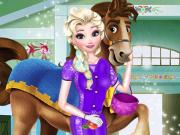 play Elsa Equitation Contest