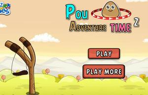 play Pou Adventure Time 2