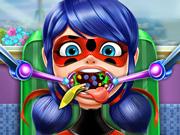 play Miraculous Ladybug Throat Doctor