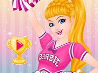 play Super Barbie Cheerleader