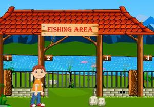 play Small Boy Fishing Escape Game