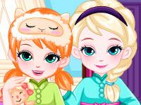 play Frozen Baby Sisters Bedtime