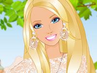 play Barbie Design My Lace Dress