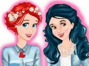 Ariel And Snow White Bffs